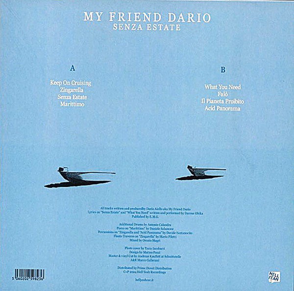 My Friend Dario - Senza Estate | Hell Yeah Recordings (HYR7289) - 2