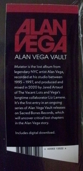 Alan Vega - Mutator | Sacred Bones Records (SBR271) - 3
