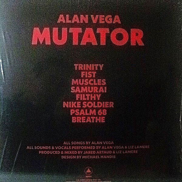 Alan Vega - Mutator | Sacred Bones Records (SBR271) - 2