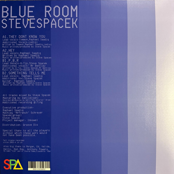 Steve Spacek - Blue Room | SPA Recordings (SPA02) - 2