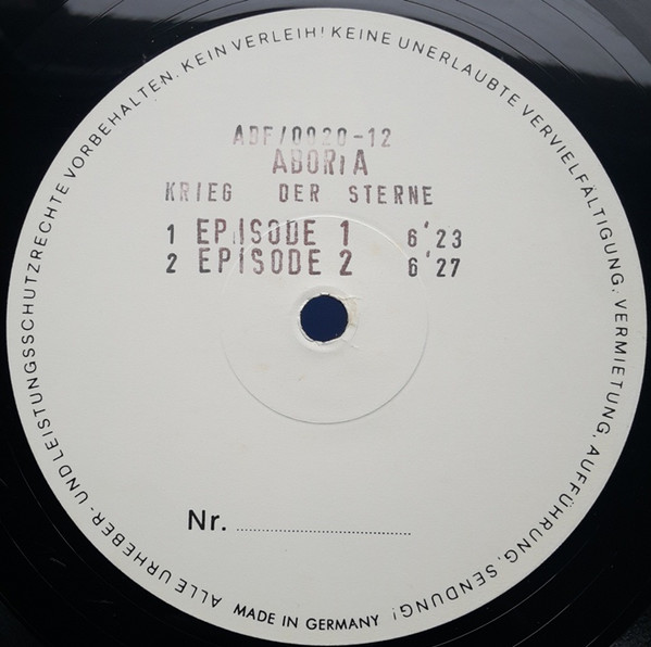 Aboria - Krieg Der Sterne | Abfahrt Records (ABF 0020-12) - 2