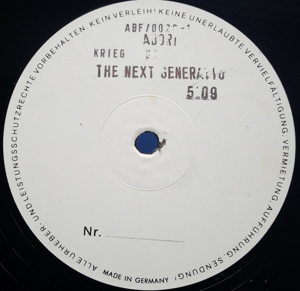 Aboria - Krieg Der Sterne | Abfahrt Records (ABF 0020-12) - main