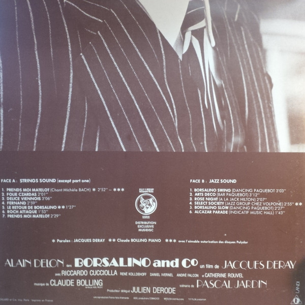 Claude Bolling - Borsalino And Co | Galloway Records (GB 600 508) - 3 Claude Bolling - Borsalino And Co | Galloway Records (GB 600 508) - 3