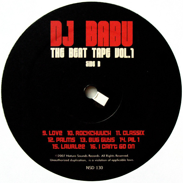 Babu - The Beat Tape Vol.1 | Nature Sounds (NSD 130) - 4