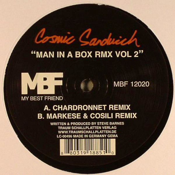 Cosmic Sandwich - Man In A Box Rmx Vol 2 | My Best Friend (MBF 12020) - main Cosmic Sandwich - Man In A Box Rmx Vol 2 | My Best Friend (MBF 12020) - main