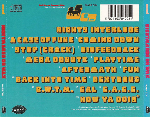 Nightmares On Wax - A Word Of Science (The 1st & Final Chapter) | Warp Records (WARP CD4) - 2 Nightmares On Wax - A Word Of Science (The 1st & Final Chapter) | Warp Records (WARP CD4) - 2