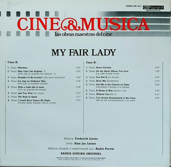 Various - My Fair Lady | CSP (980 130-1) - 2