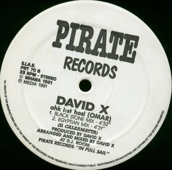 David X - ahk i:st hosi (OMAR) | Pirate Records (PRT  70) - 2