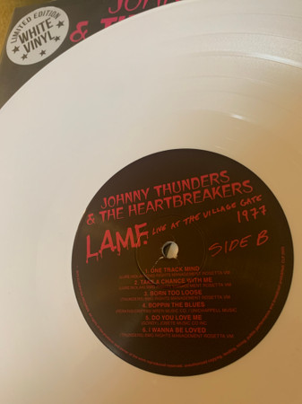 The Heartbreakers - L.A.M.F. Live At The Village Gate 1977 (Limited Edition - White Vinyl) [Vinyl] | Cleopatra (CLP 1324) - 4