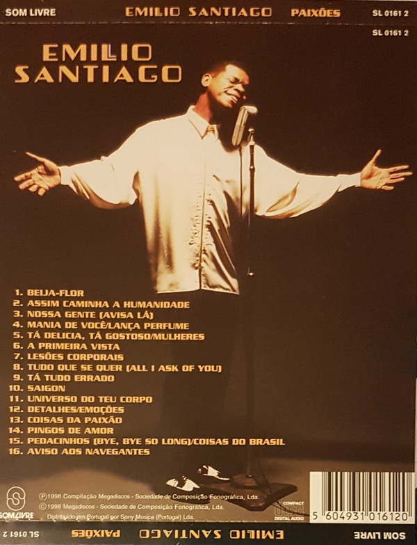 Emilio Santiago - Paixões Do Brasil | Som Livre (SL 0161 2) - 2