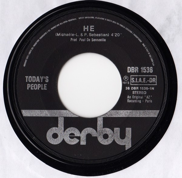 Today's People - He | Derby (DBR 1536) - 3