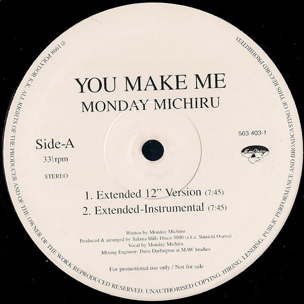 Monday Michiru - You Make Me | EmArcy (563 403-1) - main