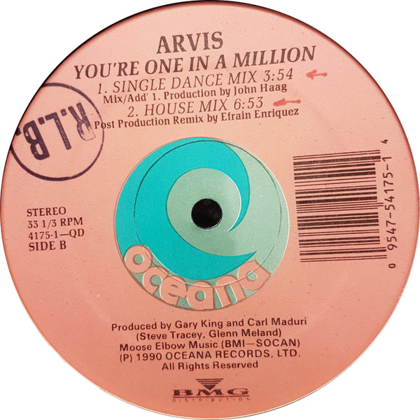 Arvis - You're One In A Million | Oceana Records (4175-1-QD) - main Arvis - You're One In A Million | Oceana Records (4175-1-QD) - main