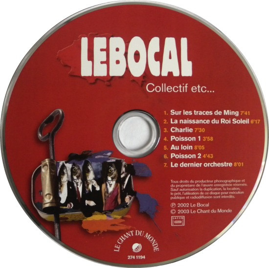 Lebocal - Collectif Etc... | Le Chant Du Monde (274 1194) - 3