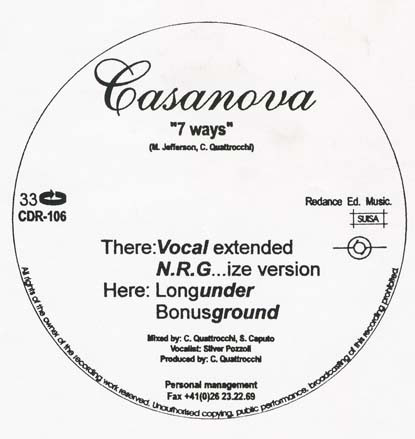 Casanova - 7 Ways | CDR (CDR-106) - 3
