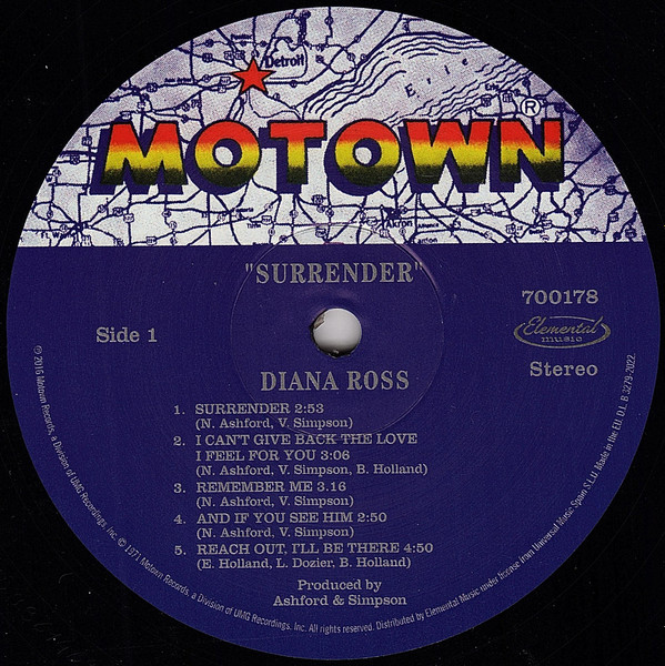 Diana Ross - Surrender | Motown (700178) - 3 Diana Ross - Surrender | Motown (700178) - 3