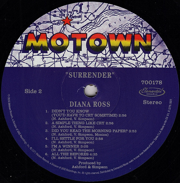 Diana Ross - Surrender | Motown (700178) - 4 Diana Ross - Surrender | Motown (700178) - 4
