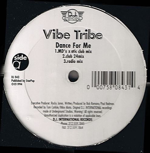 Vibe Tribe - Dance For Me | D.J. International Records (DJ 843)