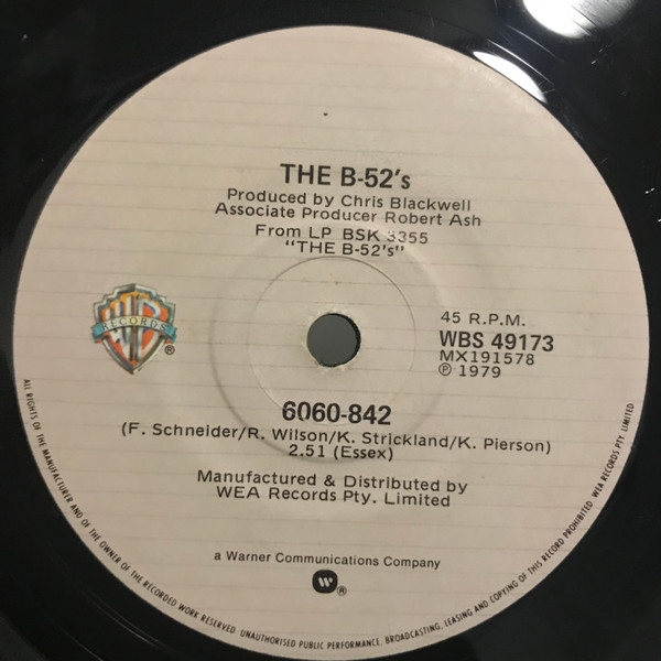 The B-52's - Rock Lobster | Warner Bros. Records (WBS 49173) - 2