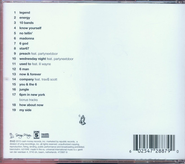Drake - If You're Reading This It's Too Late | October's Very Own (00602547288790) - 2 Drake - If You're Reading This It's Too Late | October's Very Own (00602547288790) - 2