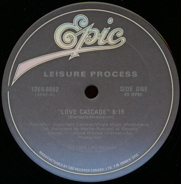 Leisure Process - Love Cascade | Epic (12E4-8492) - 3