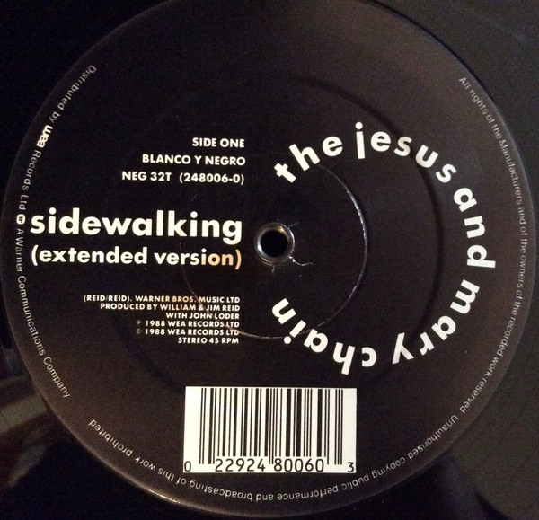 The Jesus And Mary Chain - Sidewalking | Blanco Y Negro (NEG 32T) - 3 The Jesus And Mary Chain - Sidewalking | Blanco Y Negro (NEG 32T) - 3