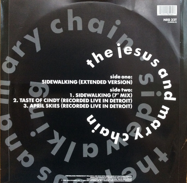 The Jesus And Mary Chain - Sidewalking | Blanco Y Negro (NEG 32T) - 2 The Jesus And Mary Chain - Sidewalking | Blanco Y Negro (NEG 32T) - 2