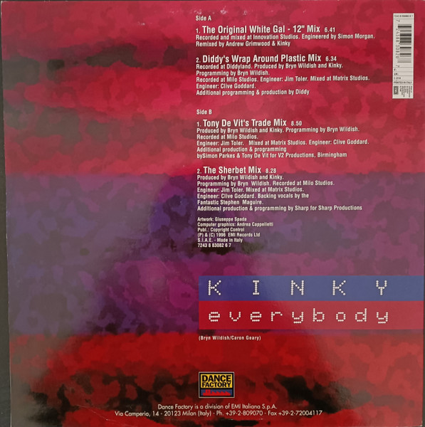 MC Kinky - Everybody | Dance Factory (7243 8 83082 6 7) - 2 MC Kinky - Everybody | Dance Factory (7243 8 83082 6 7) - 2