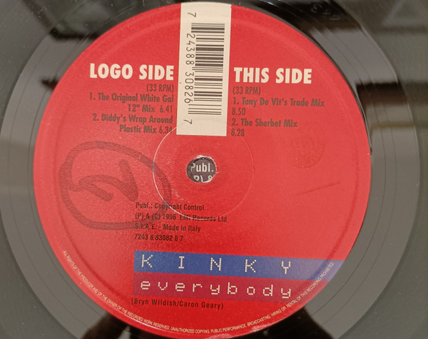 MC Kinky - Everybody | Dance Factory (7243 8 83082 6 7) - 3 MC Kinky - Everybody | Dance Factory (7243 8 83082 6 7) - 3