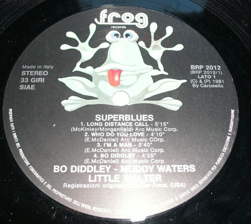 Bo Diddley , Muddy Waters , Little Walter - Super Blues (Bo Diddley, Muddy Waters, Little Walter Join Forces) | Frog Records (BRP 2012) - 2 Bo Diddley , Muddy Waters , Little Walter - Super Blues (Bo Diddley, Muddy Waters, Little Walter Join Forces) | Frog Records (BRP 2012) - 2