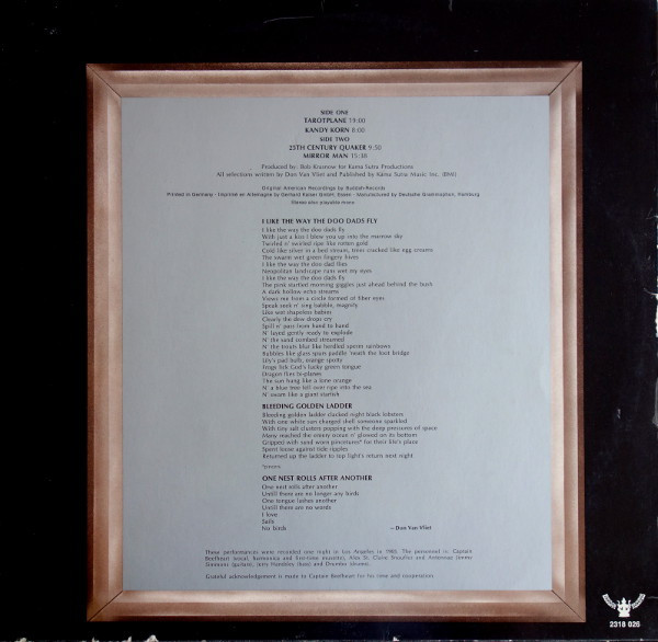 Captain Beefheart & The Magic Band - Mirror Man | Buddah Records (2318 026) - 2 Captain Beefheart & The Magic Band - Mirror Man | Buddah Records (2318 026) - 2