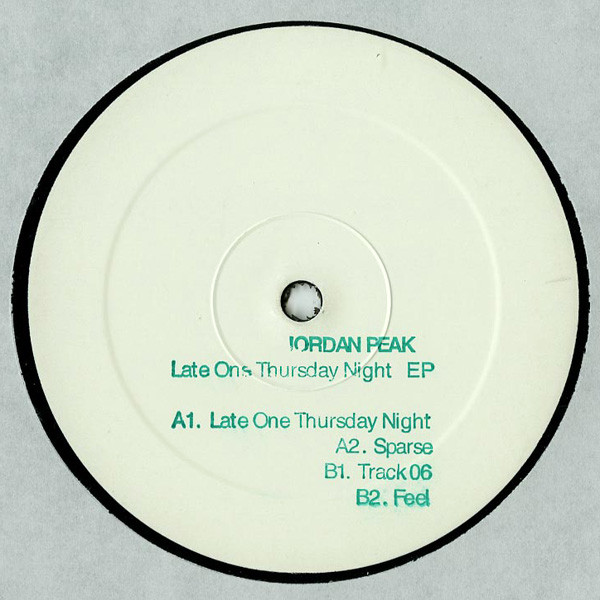 Jordan Peak - Late One Thursday Night EP | Bass Culture Records (BCR036T)