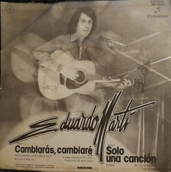 Cambiarás, Cambiaré