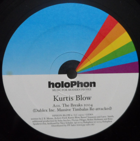 Kurtis Blow - The Breaks 2004 | Holophon (HPHON001-6) - 2