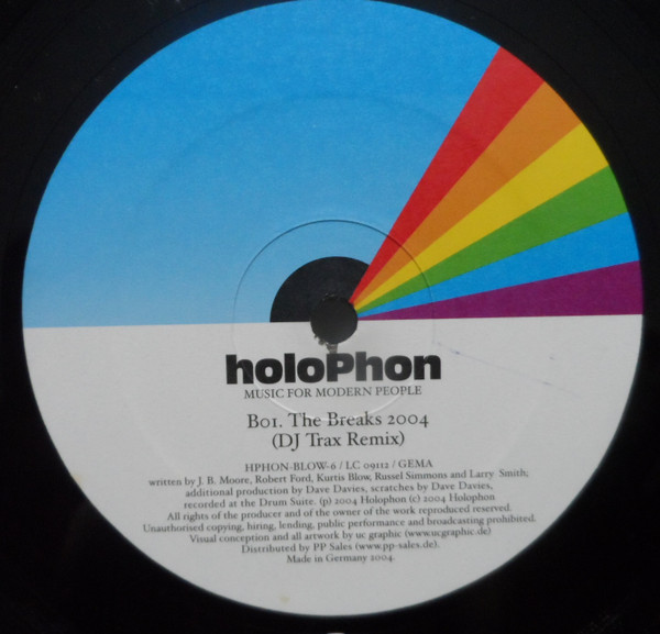 Kurtis Blow - The Breaks 2004 | Holophon (HPHON001-6) - 3