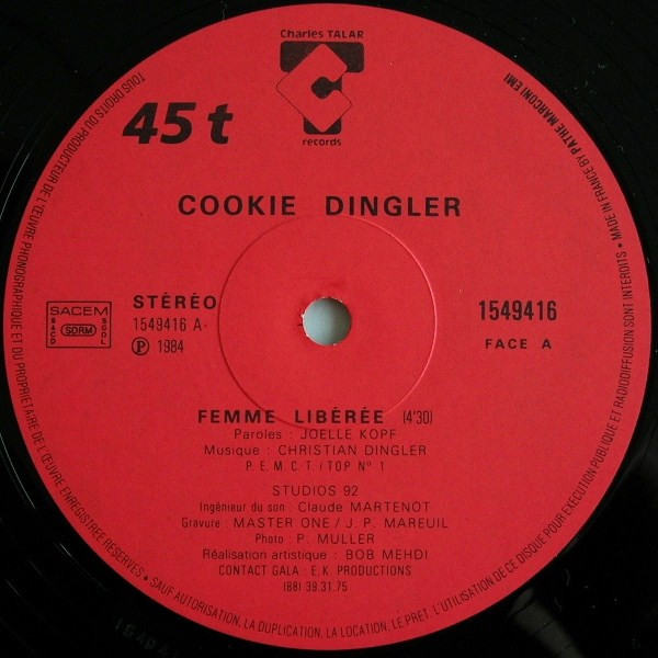 Cookie Dingler - Femme Libérée | Charles Talar Records (1549416) - 3