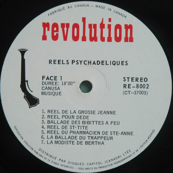 Reels Psychadeliques - Volume 1 | Revolution (RE-8002) - 3 Reels Psychadeliques - Volume 1 | Revolution (RE-8002) - 3