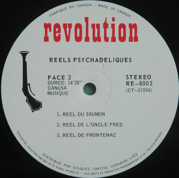 Reels Psychadeliques - Volume 1 | Revolution (RE-8002) - 4 Reels Psychadeliques - Volume 1 | Revolution (RE-8002) - 4