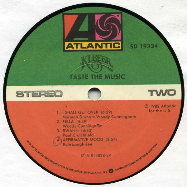 Kleeer - Taste The Music | Atlantic (SD 19334) - 4 Kleeer - Taste The Music | Atlantic (SD 19334) - 4