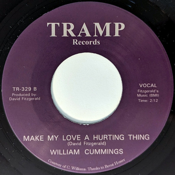 William Cummings - Your Soul Searchin Love | Tramp Records (TR-329) - 2 William Cummings - Your Soul Searchin Love | Tramp Records (TR-329) - 2