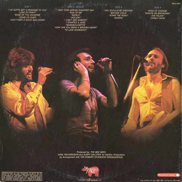 Bee Gees - Here At Last...Bee Gees...Live | RSO (RS-2-3901) - 3