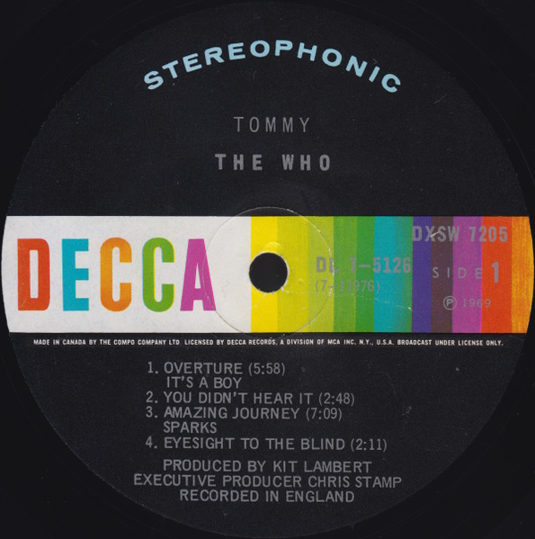 The Who - Tommy | Decca (DXSW 7205) - 4 The Who - Tommy | Decca (DXSW 7205) - 4