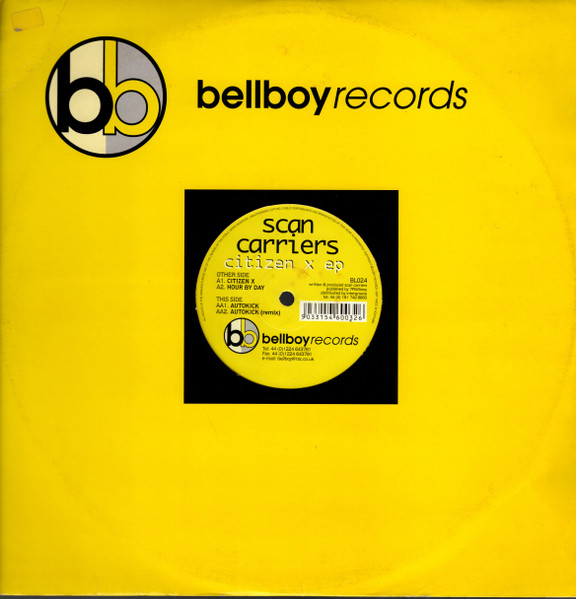 Scan Carriers - Citizen X EP | Bellboy Records (BL024) - 3
