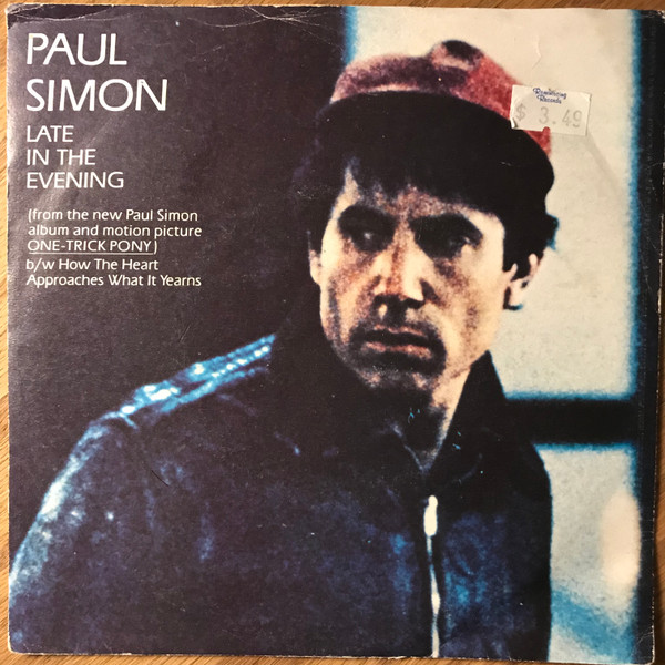 Paul Simon - Late In The Evening | Warner Bros. Records (W 17666) - main