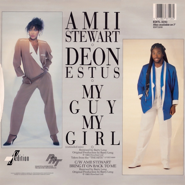 Amii Stewart & Deon Estus - My Guy My Girl | Sedition (EDITL 3310)