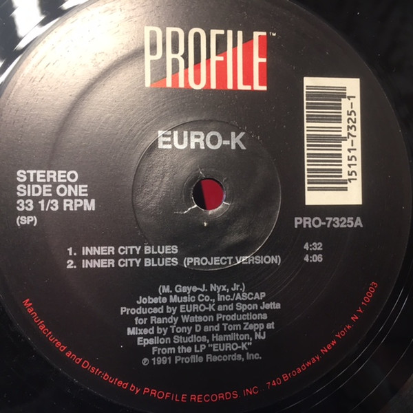 Euro-K - Inner City Blues / Brother Man | Profile Records (PRO-7325) - 2 Euro-K - Inner City Blues / Brother Man | Profile Records (PRO-7325) - 2