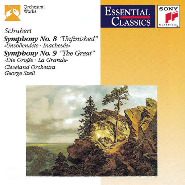 Franz Schubert • The Cleveland Orchestra • George Szell - Symphony No. 8 / Symphony No. 9 | Sony Classical (SBK 48 268) - main