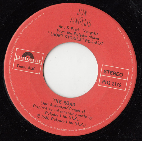 Jon & Vangelis - The Friends Of Mr. Cairo (7") [Vinyl] | Polydor (PDS 2176) - 3