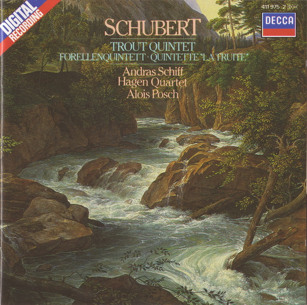 Franz Schubert — András Schiff , Hagen Quartett , Alois Posch - Trout Quintet | Decca (411 975-2) - main