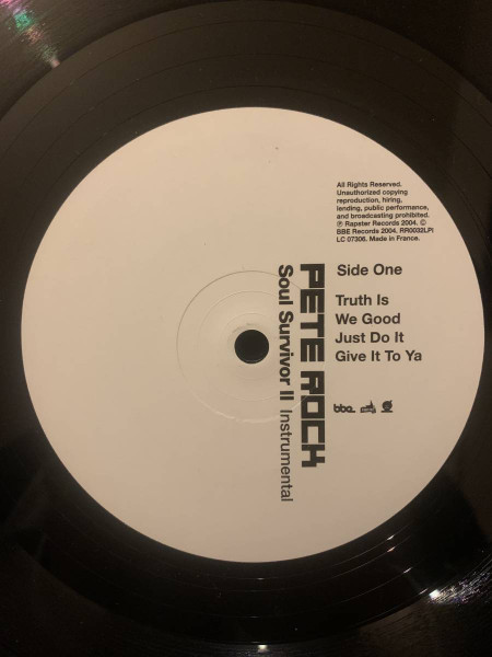 Pete Rock - Soul Survivor II Instrumentals | Rapster Records (RR0032 LPI) - 2 Pete Rock - Soul Survivor II Instrumentals | Rapster Records (RR0032 LPI) - 2